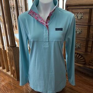 Simply Southern Women's Light Blue Pullover Top